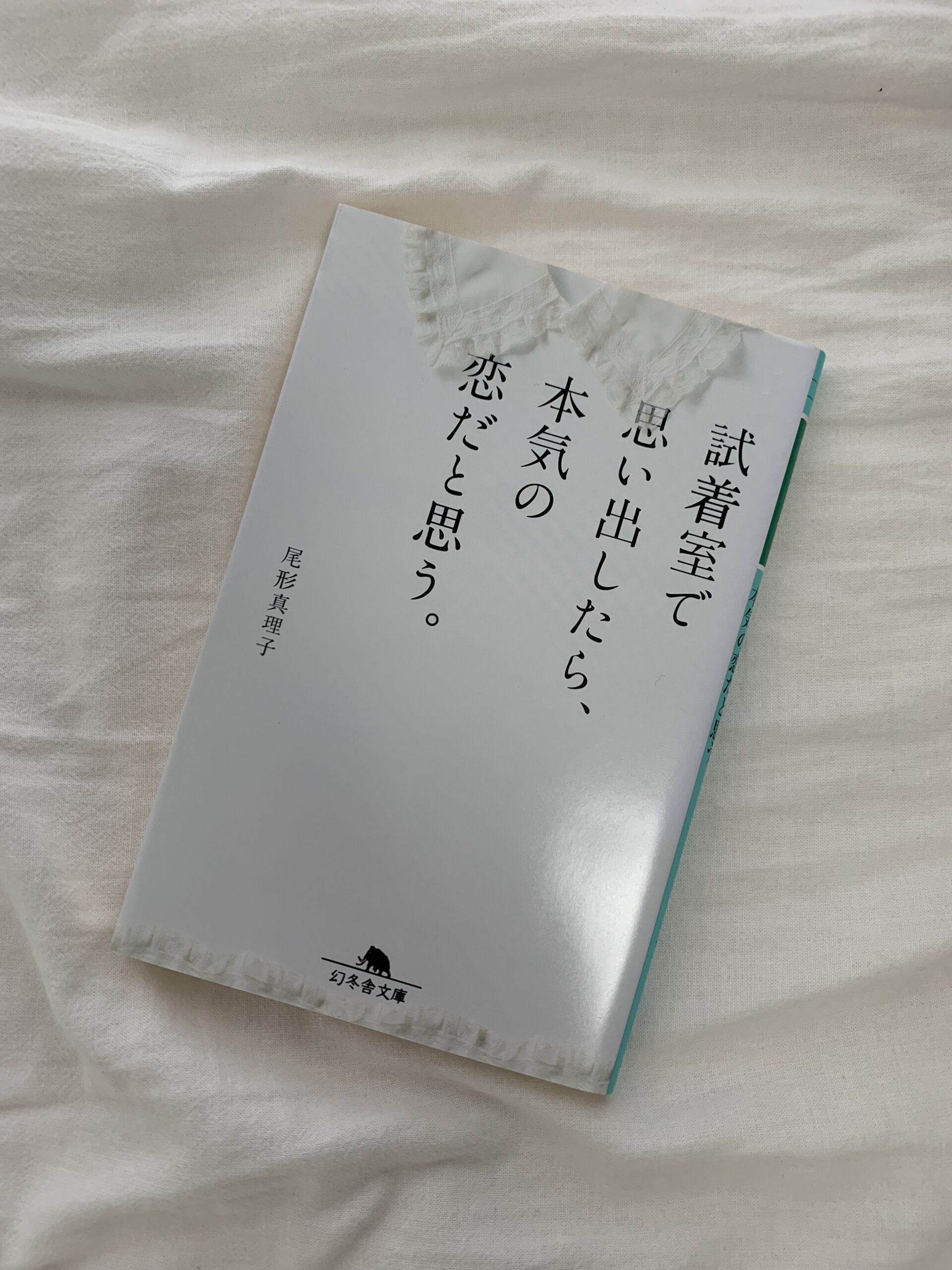 尾形真理子『試着室で思い出したら、本気の恋だと思う。』文庫本表紙